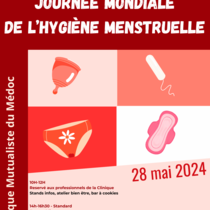 Lire la suite : 28 mai : Journée mondiale de l'hygiène menstruelle à Lesparre-Médoc