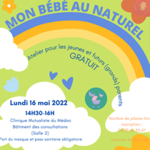 Lire la suite : Nouvel Atelier "Mon bébé au naturel" à Lesparre en mai prochain
