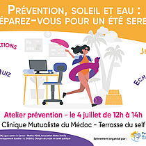 Lire la suite : Atelier prévention été à la Clinique Mutualiste de Lesparre-Médoc