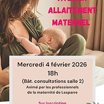 Lire la suite : Atelier sur l'allaitement à Lesparre-Médoc